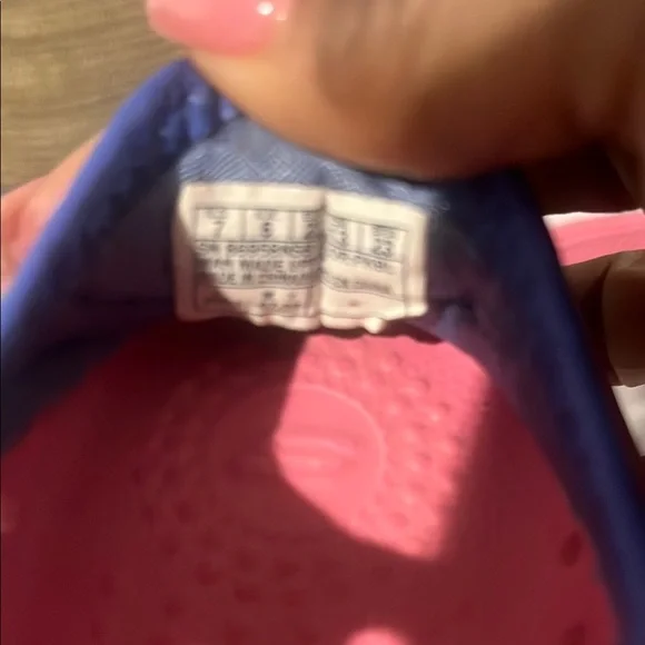 Skechers Pink, blue and White Water Shoes with Ventilation size 7 little girls - Picture 5 of 6